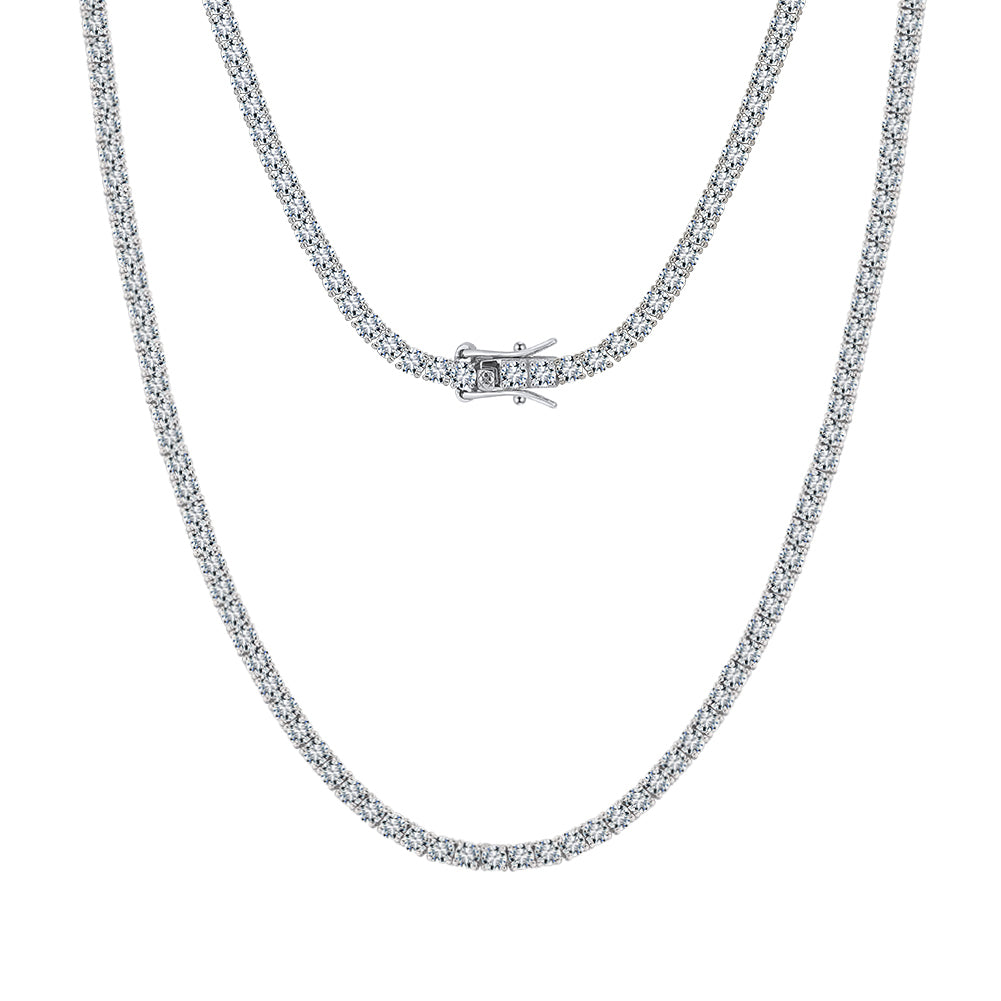 TENNIS NECKLACE (MOISSANITE) 3MM